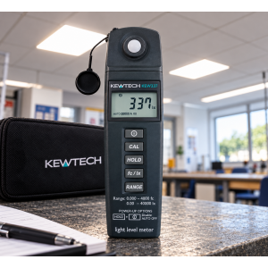 Kewtech KEW337 Environmental Light Level Meter With Auto Zero & Auto Ranging 0.000-40000lx