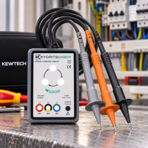 Kewtech KEW8031F Phase Rotation Tester With Fused Test Leads
