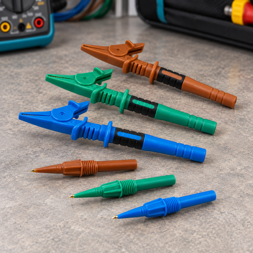 Kewtech ACC070 Brown/Blue/Green Fused Conversion Module Upgrade Kit For ACC065 Test Leads