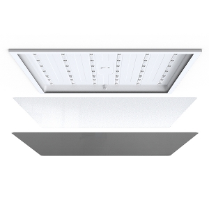 Ansell Lighting APAC1/120/2 Pace White 1200x600mm Wattage 3 Colour Selectable Linear UGR19 LED Backlit Panel With TP(a) Opal Diffuser 40/50W 5400-7000Lm