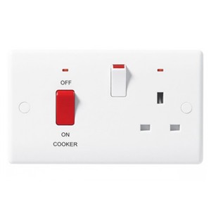 BG Nexus White 45A Cooker Control Units