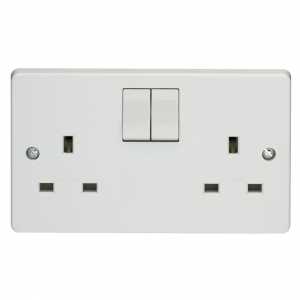 Crabtree Capital White 13A Socket Outlets