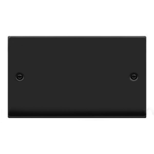 Click Deco Matt Black Blank Plates