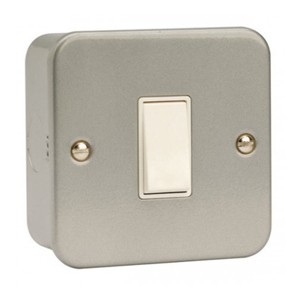 Click Essentials Metalclad 10A Plateswitches