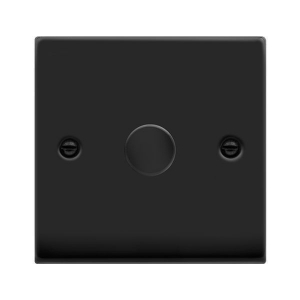 Click Deco Matt Black Dimmer Switches
