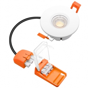 Aurora Lighting FD3/CWS LED Wattage Selectable CCT Fire Rated Downlights