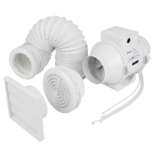 Airflow Aventa Shower Fan Kits 4 Inch / 100mm