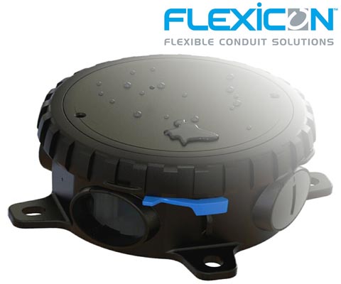 Flexicon protects circuit integrity with unique Connectabox™ circular junction box