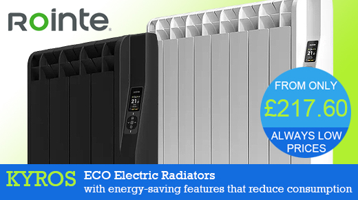 Kyros ECO Electric Radiators with energy saving features that reduce consumption