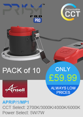Ansell Lighting APRIP/1/MP1 Pack of 10 Prism Pro - can you find them cheaper online?
