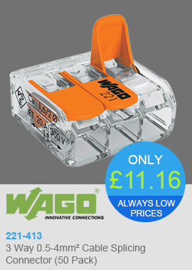 Internet Electrical will save you money on the Wago 221 series of cable connectors.