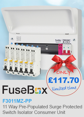 Fusebox F3011MZ-PP 11 Way Pre-Populated